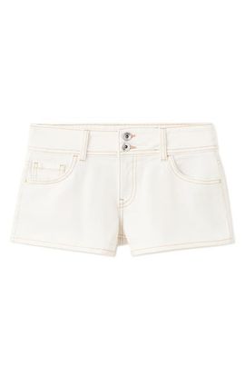 MANGO TEEN MANGO TEEN Low Waist Denim Mini Shorts