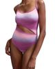 MANGO TEEN MANGO TEEN Metallic Cutout One-Piece Swimsuit - 1