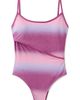 MANGO TEEN MANGO TEEN Metallic Cutout One-Piece Swimsuit - 4