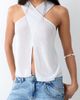 MANGO TEEN MANGO TEEN Metallic Knit Sleeveless Top - 1