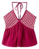 MANGO TEEN MANGO TEEN Mixed Media Cotton Crochet Halter Top - 1