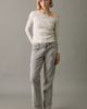 MANGO TEEN MANGO TEEN One-Shoulder Ruched Long Sleeve Top - 2