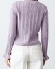 MANGO TEEN MANGO TEEN Open Stitch Ruffle Cuff Cotton Sweater - 2