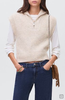 MANGO TEEN MANGO TEEN Perkins Collared Sweater Vest