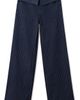 MANGO TEEN MANGO TEEN Pinstripe Low Waist Wide Leg Jeans - 1