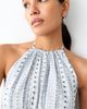 MANGO TEEN MANGO TEEN Printed Cotton Halter Top - 4