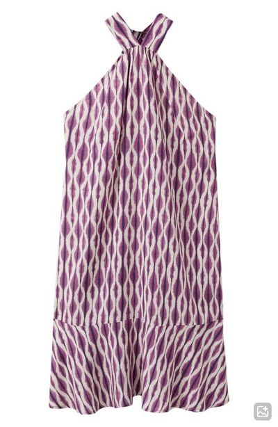 MANGO TEEN MANGO TEEN Printed Halter Minidress