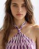 MANGO TEEN MANGO TEEN Printed Halter Minidress - 5