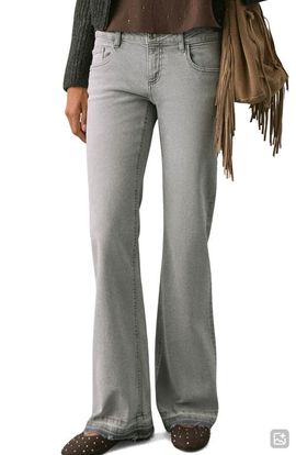 MANGO TEEN MANGO TEEN Release Hem Low Rise Flare Jeans