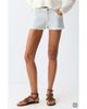 MANGO TEEN MANGO TEEN Reversible Waistband Denim Mini Shorts - 1