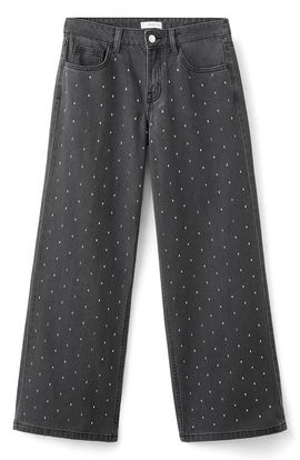 MANGO TEEN MANGO TEEN Rhinestone Detail Jeans