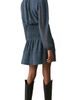 MANGO TEEN MANGO TEEN Ruffle Smocked Waist Long Sleeve Dress - 2