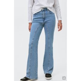 MANGO TEEN MANGO TEEN Seam Detail Mid Rise Flare Jeans