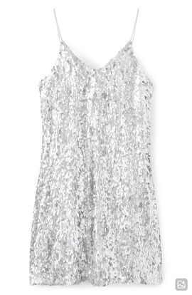 MANGO TEEN MANGO TEEN Sequin Cocktail Minidress