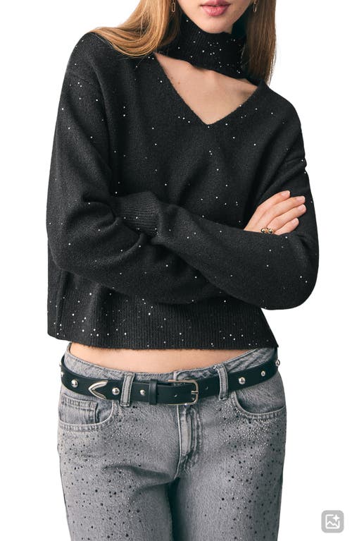 MANGO TEEN MANGO TEEN Sequin Crop Sweater