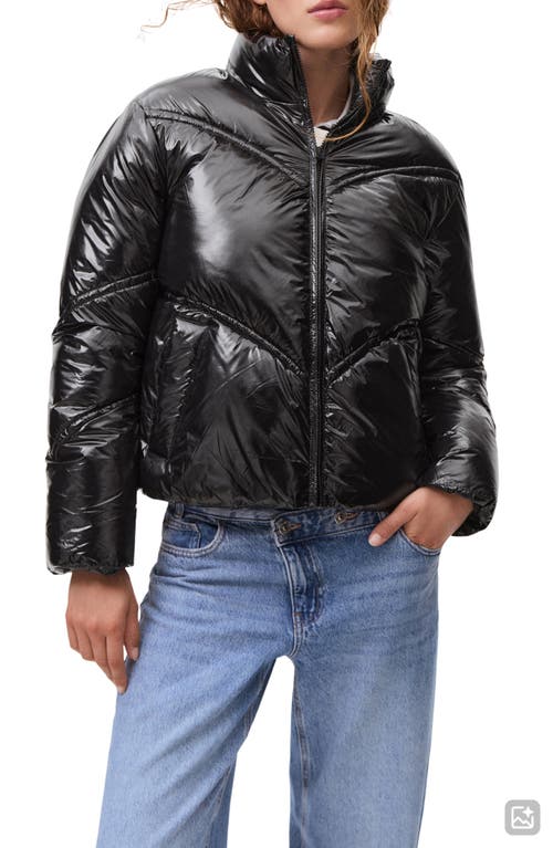 MANGO TEEN MANGO TEEN Shiny Chevron Quilted Puffer Coat