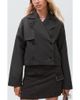 MANGO TEEN MANGO TEEN Short Wax Cotton Blend Trench Coat - 1