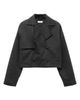 MANGO TEEN MANGO TEEN Short Wax Cotton Blend Trench Coat - 3