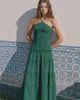 MANGO TEEN MANGO TEEN Smocked Cotton Gauze Halter Dress - 4