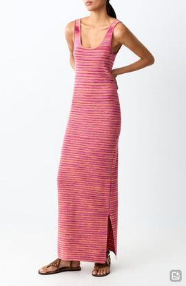 MANGO TEEN MANGO TEEN Stripe Sleeveless Maxi Dress