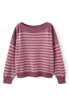 MANGO TEEN MANGO TEEN Striped Metallic Sweater
