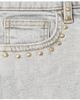MANGO TEEN MANGO TEEN Studded Cutoff Denim Shorts - 5