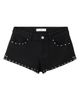 MANGO TEEN MANGO TEEN Studded Micro Low Rise Denim Shorts - 1