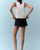 MANGO TEEN MANGO TEEN Studded Micro Low Rise Denim Shorts - 3