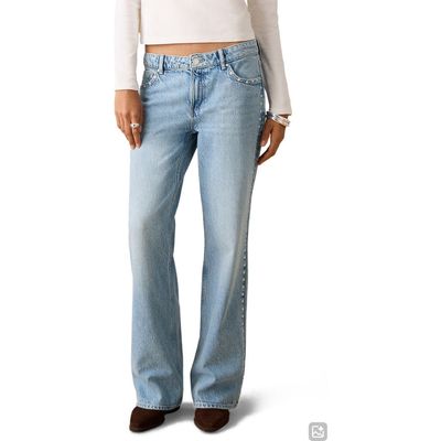 MANGO TEEN MANGO TEEN Studded Straight Leg Jeans