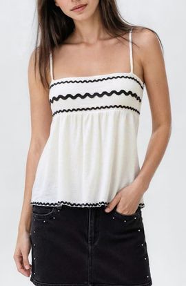 MANGO TEEN MANGO TEEN Studded Stretch Cotton Denim Miniskirt