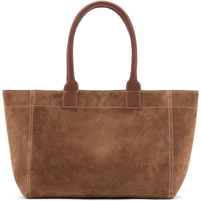 MANGO TEEN MANGO TEEN Suede Leather Tote