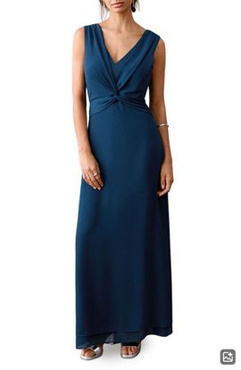 MANGO TEEN MANGO TEEN Twist Front Sleeveless Maxi Dress