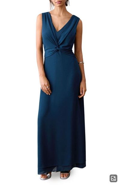 MANGO TEEN MANGO TEEN Twist Front Sleeveless Maxi Dress
