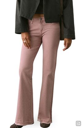 MANGO TEEN MANGO TEEN Twist Seam Mid Rise Flare Jeans