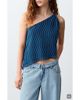MANGO TEEN MANGO TEEN Wavy Stripe Asymmetrical Shell - 1