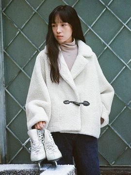 MangoManyPlease Boucl Cropped Relaxed Jacket