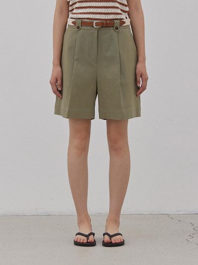 MangoManyPlease COLLMA PINTUCK SHORTS (2colors)