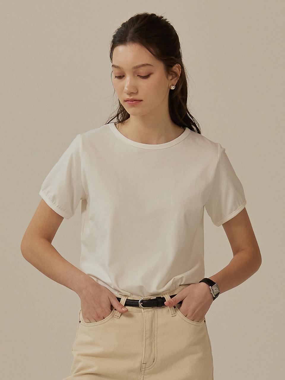 MangoManyPlease EDGE ROUND 1/2 TEE (4colors)