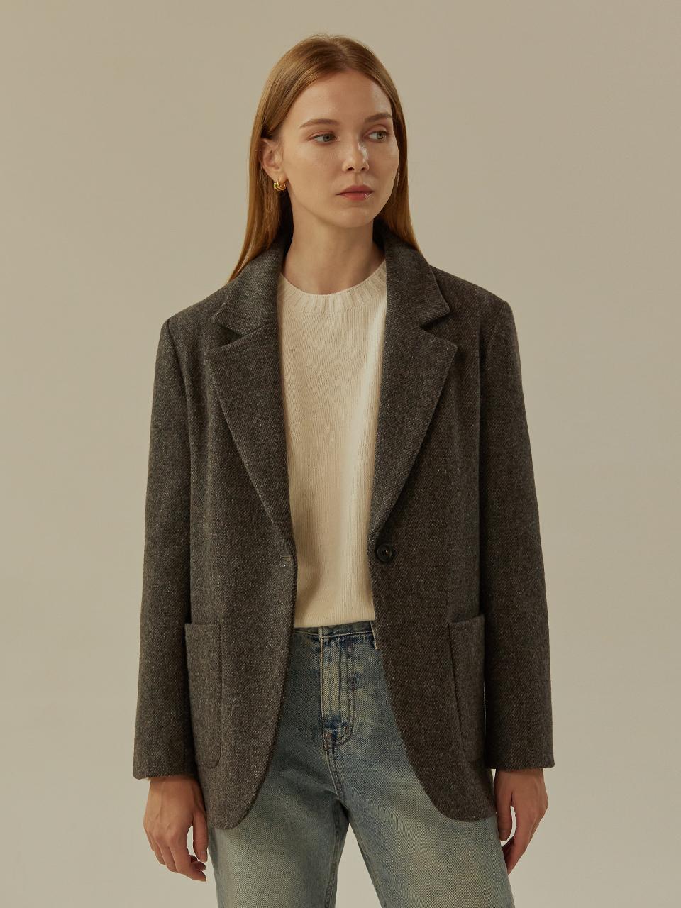 MangoManyPlease LOFT WOOL JACKET (2colors)