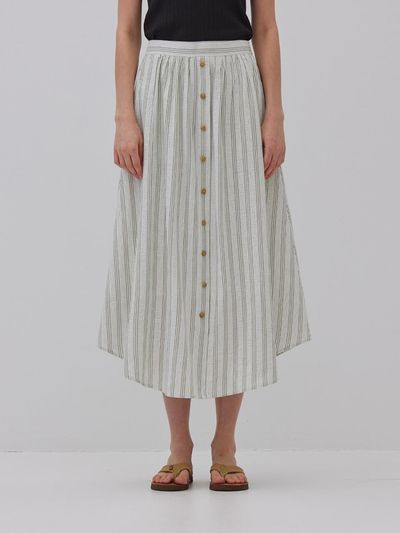 MangoManyPlease LUNA STRIPE SKIRT (2colors)