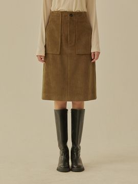 MangoManyPlease NISS CORDUROY SKIRT (2colors)