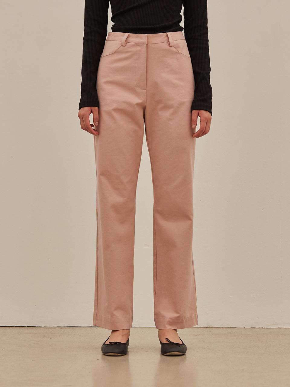 MangoManyPlease PLAIN COTTON PANTS (2colors)