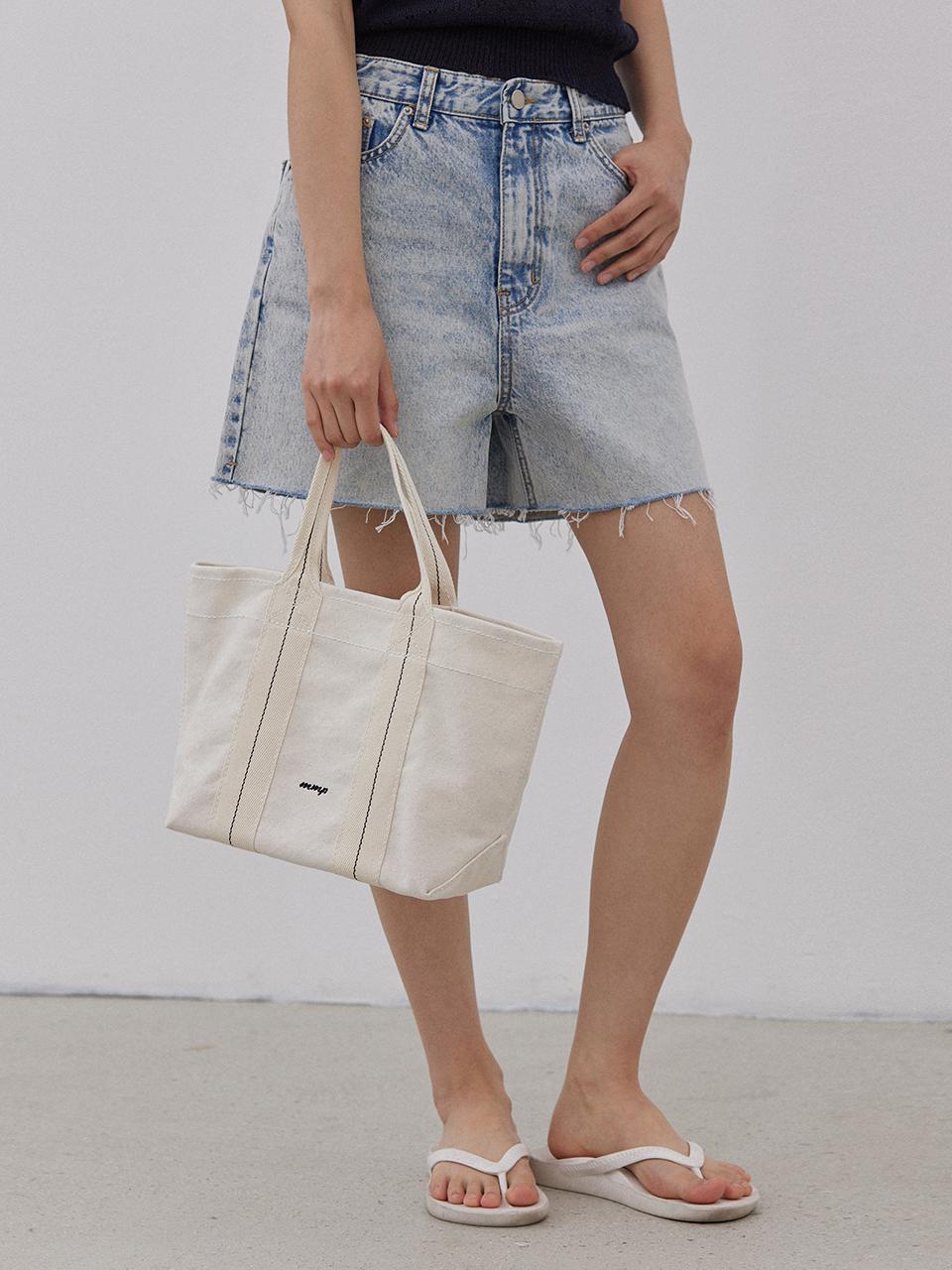 MangoManyPlease STITCH CANVAS BAG (S)