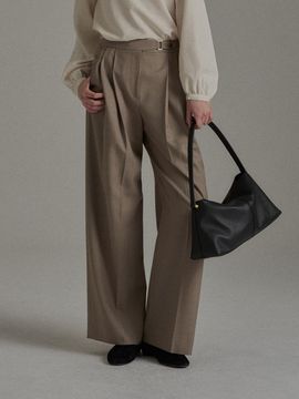 MangoManyPlease TANNER PINTUCK SLACKS (2colors)