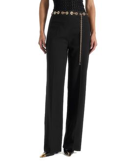 Maniere De Voir Maniere De Voir Perrine Trousers with Rope Belt Detail