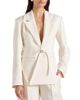Maniere De Voir Maniere De Voir Yuna Plunge Blazer with Belt - 1