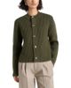 Manière De Voir Manière De Voir Alix Unisex Crewneck Ribbed Knit Cardigan - 1