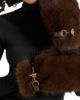 Manière De Voir Manière De Voir Alva Fur Mitten Gloves - 4