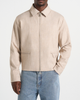 Manière De Voir Manière De Voir Amir Boxy Hatched Harrington Jacket - 5