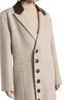 Manière De Voir Manière De Voir Anissa Herringbone Wool Oversized Coat with Leather Belt - 3